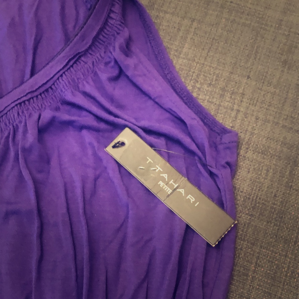 Tahari long dress with side slits